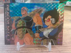 Dragon Ball Z Card #08 Vegeta and Nappa Holo Foil CCG TCG 1996 Unused Mint 1 Own - Image 2