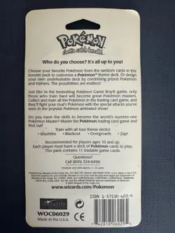 WOTC Pokemon Base Set Booster Blister Pack 11 Cards 1999 Vintage - Charizard - Image 2