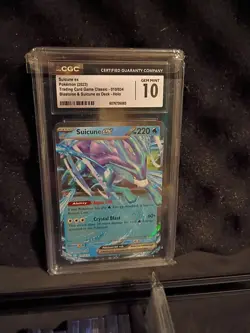 Pokemon TCG Suicune EX Classic Collection Trading Card 010/034 CGC 10 Gem Mint - Image 1