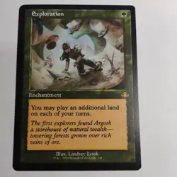 Exploration Retro Frame DMR 339 Magic: The Gathering LP MTG - Image 1