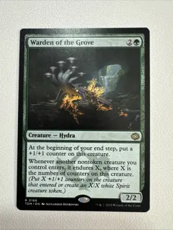 Warden of the Grove (NM Non-Foil) TDM-0168 Rare MTG - Image 1