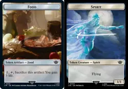 Food (010) // Spirit (003) Double-Sided Token - Foil x1 - Universe Beyond: The L - Image 1