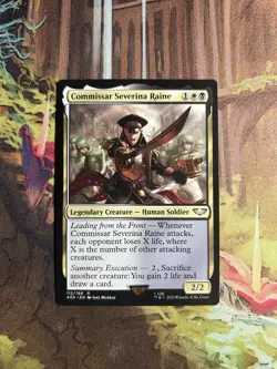 Commissar Severina Raine Universes Beyond: Warhammer 40,000 NM MTG - Image 1