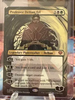 Professor Dellian Fel (Borderless) Secrets of Strixhaven Regular - Image 1