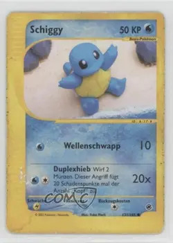 Squirtle German Pokemon e-Card Series Expedition #131 2002 - Image 1