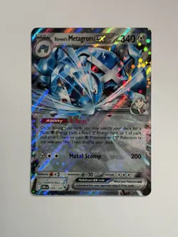 Pokemon TCG Steven's Metagross EX 145/182 Double Rare - Image 1