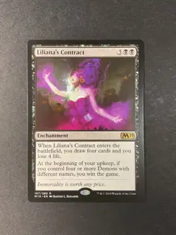 Liliana's Contract - Core Set 2019 - Magic the Gathering - MTG - Image 1
