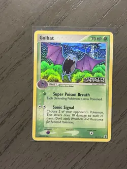 Pokemon TCG Golbat 43/113 Delta Species Stamped Reverse Holo NM - Image 1