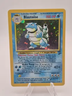 Pokemon Blastoise Base Set 2 Holo Rare 2/130 Nice Nm - Image 1
