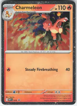 CHARMELEON (COSMOS HOLO) 079 HOLO PROMO ME: MEGA EVOLUTION PROMO POKEMON NM - Image 1