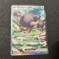 Bouffalant EX 170/086 Special Illustration Rare Pokemon TCG SV White Flare NM - Image 1