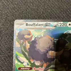 Bouffalant EX 170/086 Special Illustration Rare Pokemon TCG SV White Flare NM - Image 4