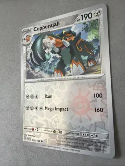 Pokemon TCG * 110/159 Copperajah Uncommon * Journey Together REVERSE HOLO * NM - Image 2