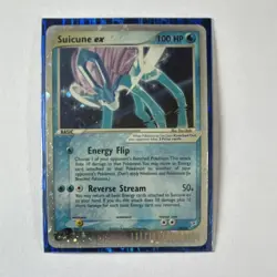 Pokemon TCG Suicune ex 94/95 EX Team Magma vs Aqua Holo Ultra Rare 2004 - Image 3