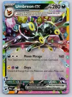 Umbreon ex 060/131 Holo Double Rare Prismatic Evolutions Pokemon Near Mint - Image 1