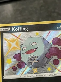 Pokemon TCG Koffing SV076/SV122 Shining Fates Shiny Holo Rare LP - Image 4
