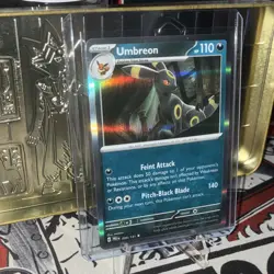Pokemon Umbreon 059/131 Prismatic Evolutions Holo Rare 110 HP Pitch-Black Blade - Image 1