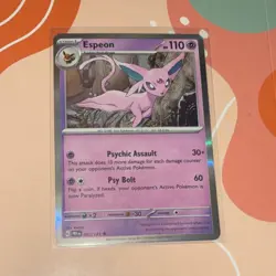 Pokemon TCG Espeon 033/131 Sv: Prismatic Evolutions Holo Rare 110 HP ENG - Image 1