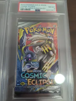 Pokemon TCG Booster Pack Full Art Sun And Moon Cosmic Eclipse PSA 7 And 8 - Image 4