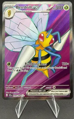 Pokemon - Beedrill ex - 098/086 - ME04: Chaos Rising (CRI) - NM - Image 1