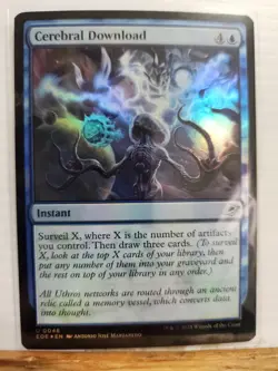 Foil Cerebral Download X4 M/NM Magic: The Gathering MTG Edge Of Eternities - Image 3