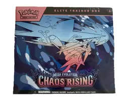 Pokemon Mega Evolution Chaos Rising Elite Trainer Box Brand New Factory Sealed - Image 1