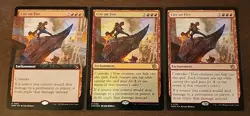 (3×)MTG - City on Fire-March of the Machine Rare - Unplayed - Mint-Exact Shown - Image 1