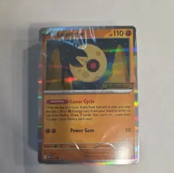 Mega Evolution Lunatone Build and Battle Deck Sealed Pokemon TCG - Image 1