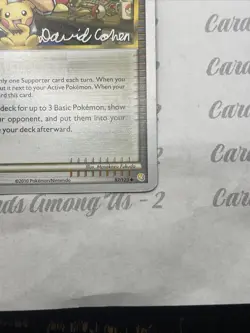 Pokemon Collector 97/123 2011 World Championships Pokemon TCG David Cohen - LP 1 - Image 3