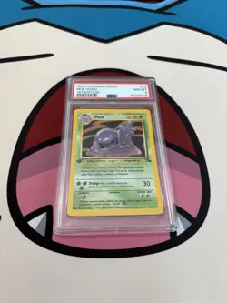 PSA 8 1999 Pokemon TCG Fossil Muk 13/62 Holo Rare 1st Edition English - Image 1