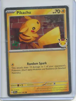 Pikachu Pokemon Day 2026 051/162 30th Anniversary Promo Pokemon TCG - Image 1