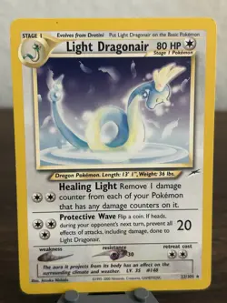 The Pokemon Company Light Dragonair 22/105 Neo Destiny Rare Regular English 80HP - Image 1