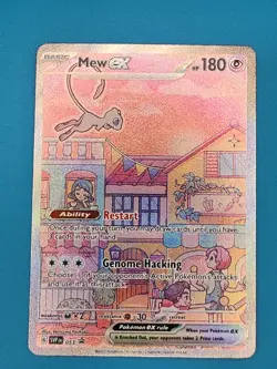 Mew ex SVP 053 Scarlet & Violet Promo Full Art Holo Pokemon TCG EN 2023 - Image 1