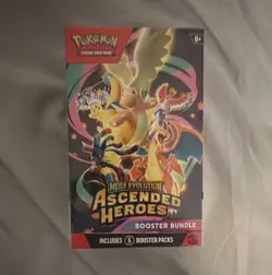 Pokemon Mega Evolution Ascended Heroes Booster Bundle 6 Packs English 2025 - Image 1