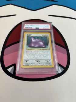 PSA 8 1999 Pokemon TCG Fossil Ditto 3/62 Holo Rare Graded English - Image 1