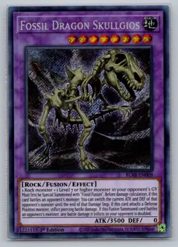 Fossil Dragon Skullgios BLAR-EN009 Battles of Legend: Armageddon Yu-Gi-Oh NM - Image 1