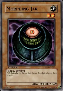 YUGIOH Morphing Jar SDRL-EN007 1st edition MP / LP - Image 1