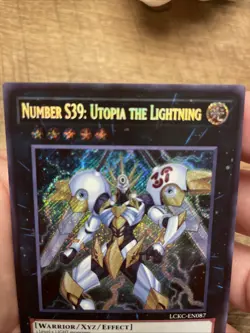 Number S39: Utopia the Lightning LCKC-EN087 Secret Rare NM! +Bonus FREE SHIPPING - Image 2