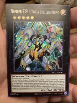 Number S39: Utopia the Lightning LCKC-EN087 Secret Rare NM! +Bonus FREE SHIPPING - Image 4