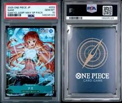 PSA 10 Nami Promo OP10-033 UC Saikyo Jump May Special Pack One Piece JPN - Image 3