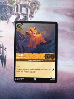 SIMBA HAPPY GO LUCKY - Azurite Sea - 5/204 COMMON - Disney Lorcana FOIL - Image 1