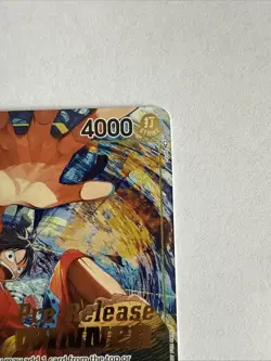 Monkey D. Luffy Winner P-036 OP04 Pre-Release Promo One Piece Card - Image 2