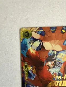 Monkey D. Luffy Winner P-036 OP04 Pre-Release Promo One Piece Card - Image 3