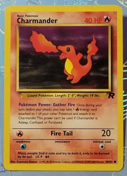 Charmander 50/82 Team Rocket Pokemon Card NM - Image 1