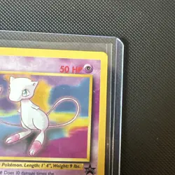 Pokemon 1999 Mew Movie Black Star Promo Rare Vintage Pokemon Card Never Played! - Image 3