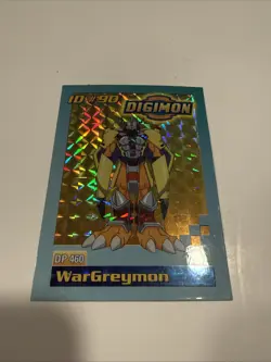 2001 Bandai Digimon TCG ID#90 WarGreymon Holo Card DP460 - Image 1