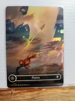 Plains Borderless Foil - EOE 0262 - NM - MTG Magic - Image 1