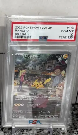 Pokemon 2023 SV2a Card 151 Japanese Pikachu 173/165 Art Rare Holo PSA 10 - Image 1