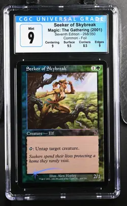SEEKER OF SKYBREAK 7th Edition Foil C CGC 9 MTG [Nostalgium] - Image 1