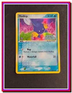 Pokemon TCG Mudkip 58/100 Stamped Reverse Holo, Common, Great Card. - Image 1
